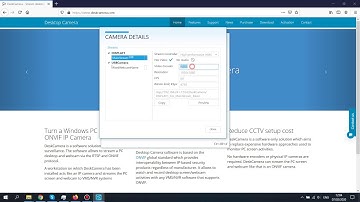 How to setup hardware accelerated H265 stream in DeskCamera