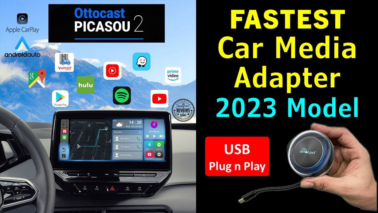 Wireless CarPlay Adapter,Dual-core Chip (2023 Upgraded), Auto