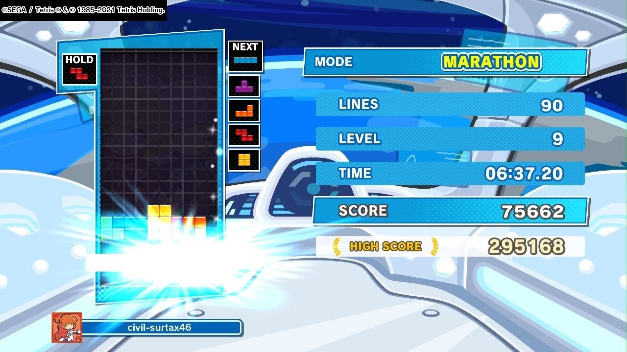 ぷよぷよテトリス２　プレイ