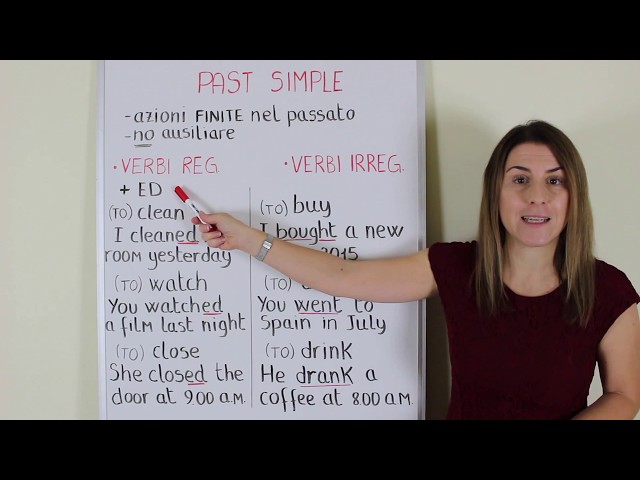 Frasi In Inglese Con I Verbi Irregolari Al Past Simple Come Imparare I