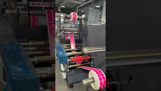 Double-layer labels made easy on our Hontec 8-color flexo press! #hontec