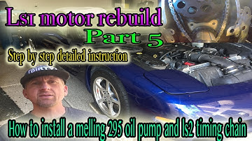 HOW TO REBUILD A CORVETTE LS1 MOTOR PART 5, re assembling the engine