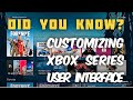 Xbox series X|S|one UI customization