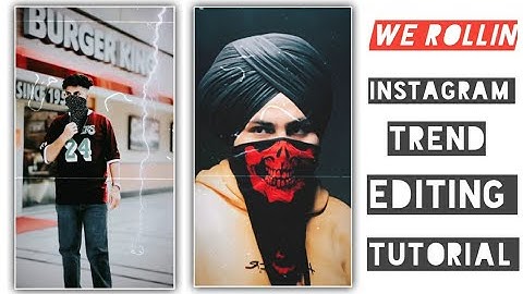 We rollin Instagram reels viral 3D zoom🔭 effect editing tutorial android🔥! Punjabi song reel edit