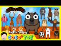 En Dubbing|Can a baby capybara guess all the animal names? 2ㅣanimal names, quiz for kidsㅣCoCosToy
