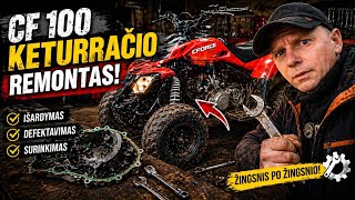 CF 100 keturratis | Remontas | Giedryz
