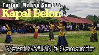 Tarian Kapal Belon Versi SMPN 5 Semantir || Momen Seru Silaturahmi 3 Sekolah