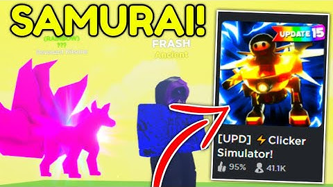 Season Update Samurai Egg IS CRAZY OVERPOWERED Clicker Simulator Roblox