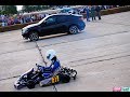 KART KZ-2 vs BMW X6M Lumma. Drag race