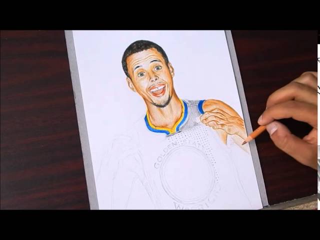 DRAWING STEPHEN CURRY (MVP NBA SEASON 2014 15)