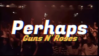 사랑하는, 나의 건즈 그리고 신곡 Guns N' Roses - Perhaps (가사/해석)