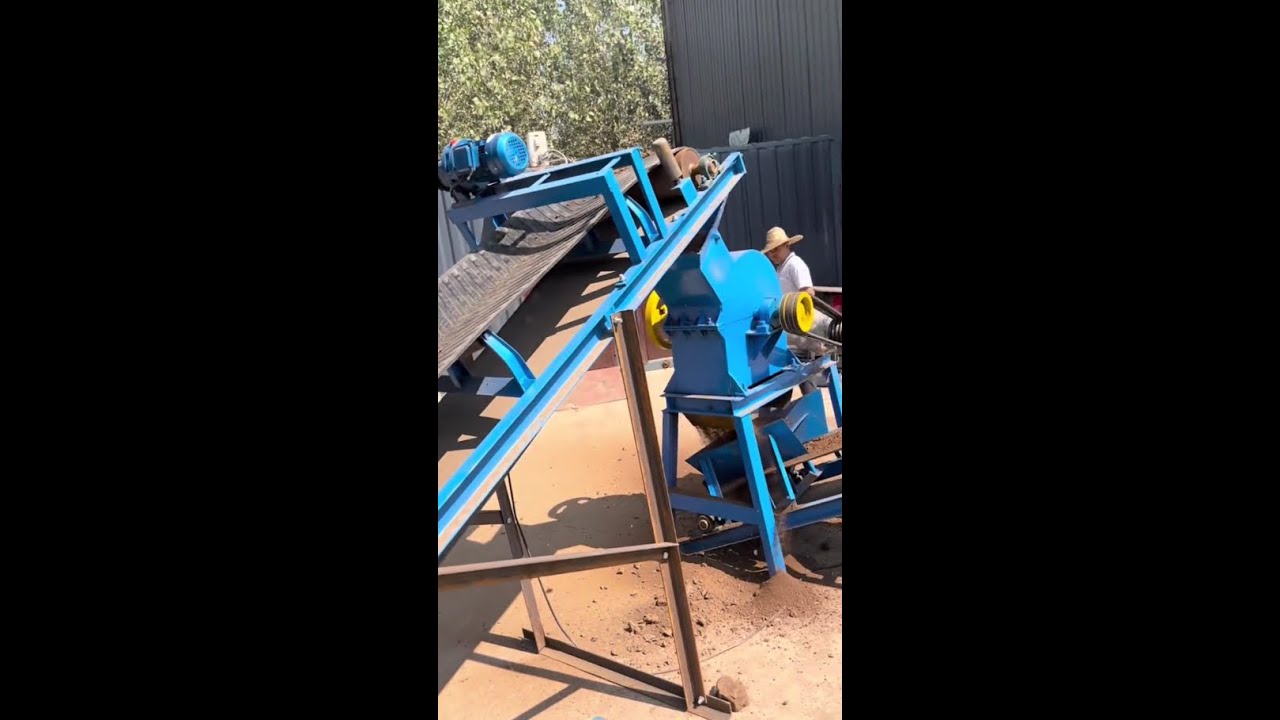 Full auto hydraulic clay interlocking brick making machine line #exmork ...