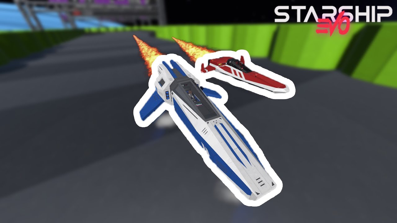 RACING Hovercrafts! Who Will WIN?! Multiplayer - Starship EVO - YouTube