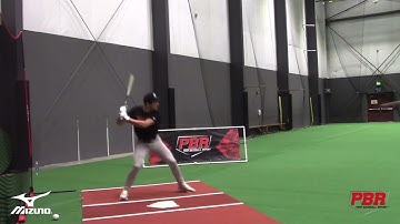 Dominic Skally | PBR All-State Hitting | Bat Speed 78.5 | Exit Velocity 98.2 | Rot. Accel. 36.5