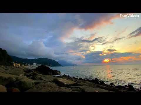 ПОТРЯСАЮЩИЙ ОРАНЖЕВЫЙ ЗАКАТ В САРПИ განსაცვიფრებელი ნარინჯისფერი მზის ჩასვლა სარფის, საქართველო