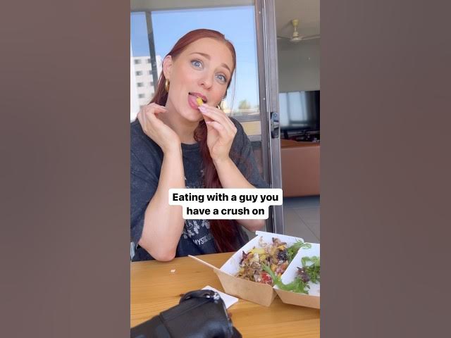 Eating in front of a guy 😮‍💨 #comedy #flirting