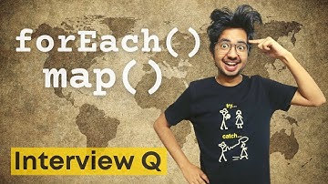 JavaScript Array - Map vs ForEach Explained | JS Interview Q