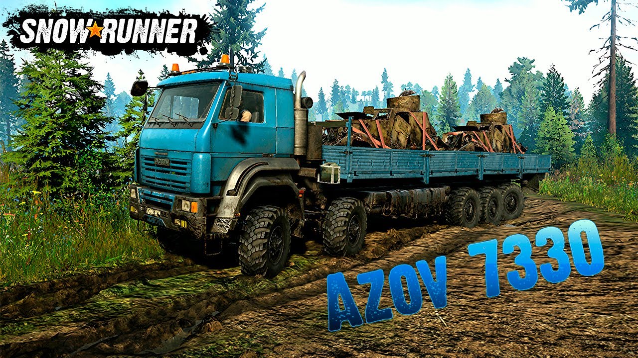 Azov 7330 Обзор Мода SnowRunner