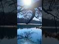 ASMR Ice Breaking Lake