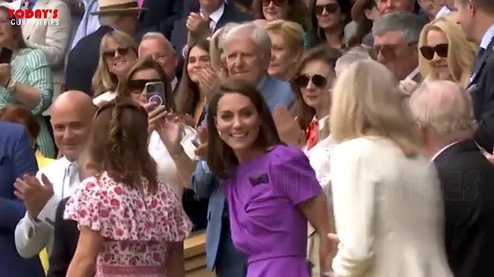 Kate Middleton receives long standing ovation from Wimbledon crowd