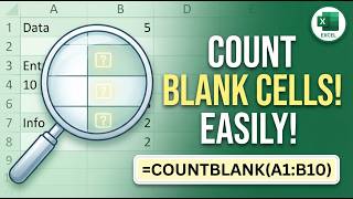 COUNTBLANK Function in Excel  Count Empty Cells Easily  Excel COUNTBLANK Formula