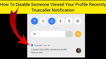 How To Disable Someone Viewed Your Profile Recently Truecaller Notification || Rsha26 Solutions