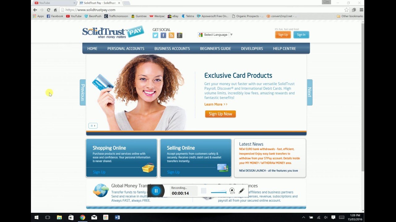 How to: Open a Solid Trust Pay account.