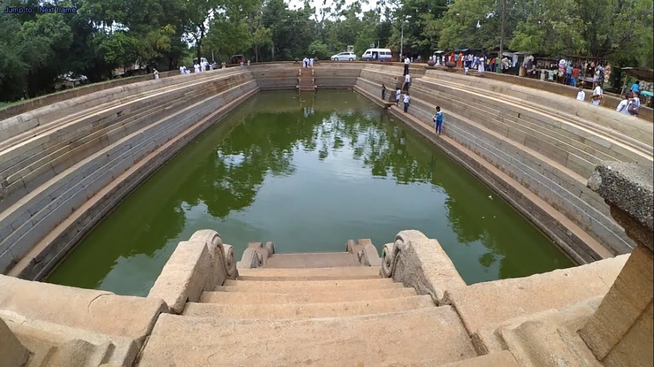 Kuttam Pokuna bathing tanks or pools in Anuradhapura Tourist