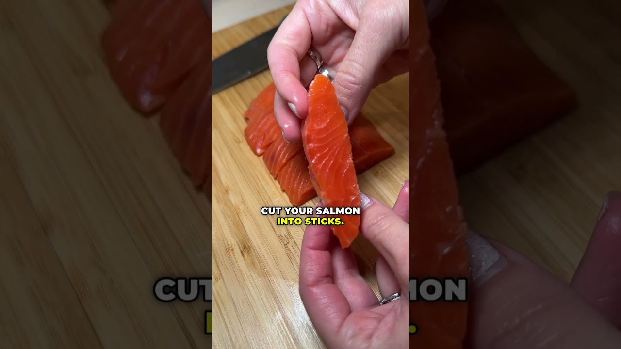 Salmon fish sticks in the air fryer (kid friendly) 