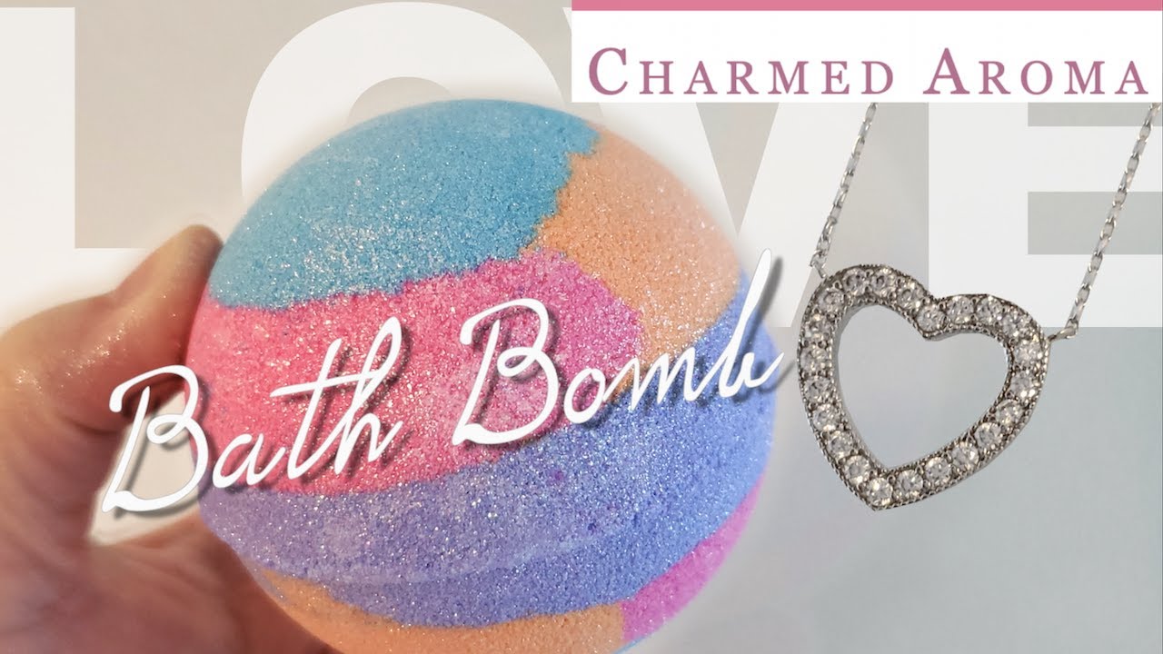 Charmed Aroma Bath Bomb Rainbow Shimmer! YouTube