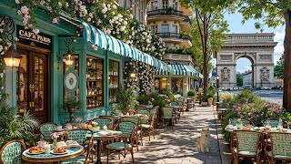 Outdoor Café Jazz by the Arc de Triomphe, Paris ☕Soft Bossa Nova & Morning Jazz Music for Calm Focus screenshot 4