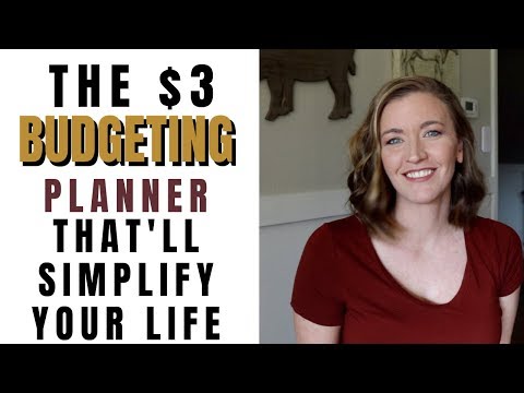 SIMPLE BUDGETING METHOD WITH A $3 PLANNER THAT'LL SIMPLIFY YOUR BUDGET