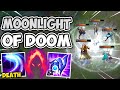 PRESS R AND WATCH EVERYONE MELT! FULL AP DIANA RELEASES DEADLY MOONLIGHT! - League of Legends