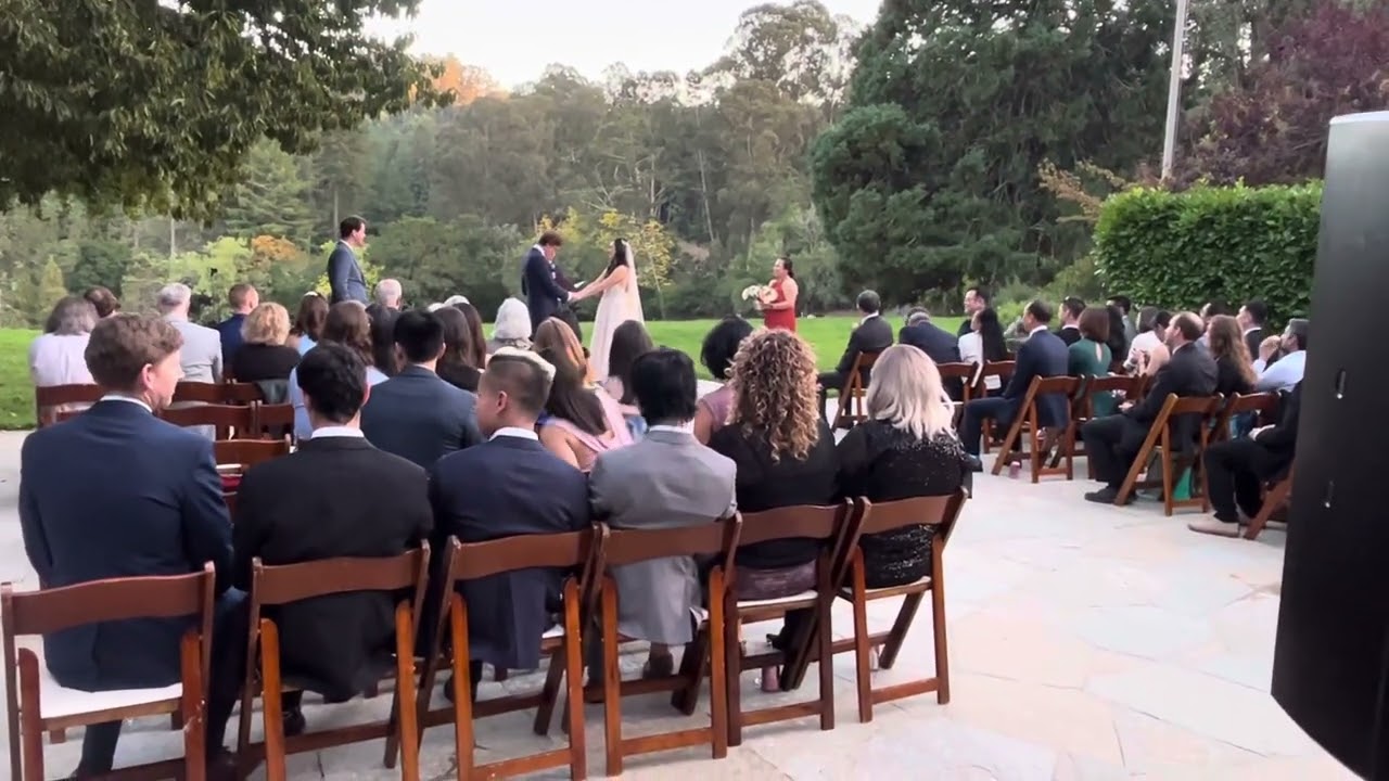 The Brazilian Room Wedding Ceremony DJ & MC - Tilden Park. Bay Area, California. EastBayWedding.com
