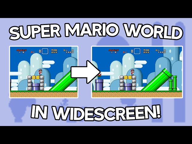 Super Nintendo para sempre!: Super Mario World Widescreen