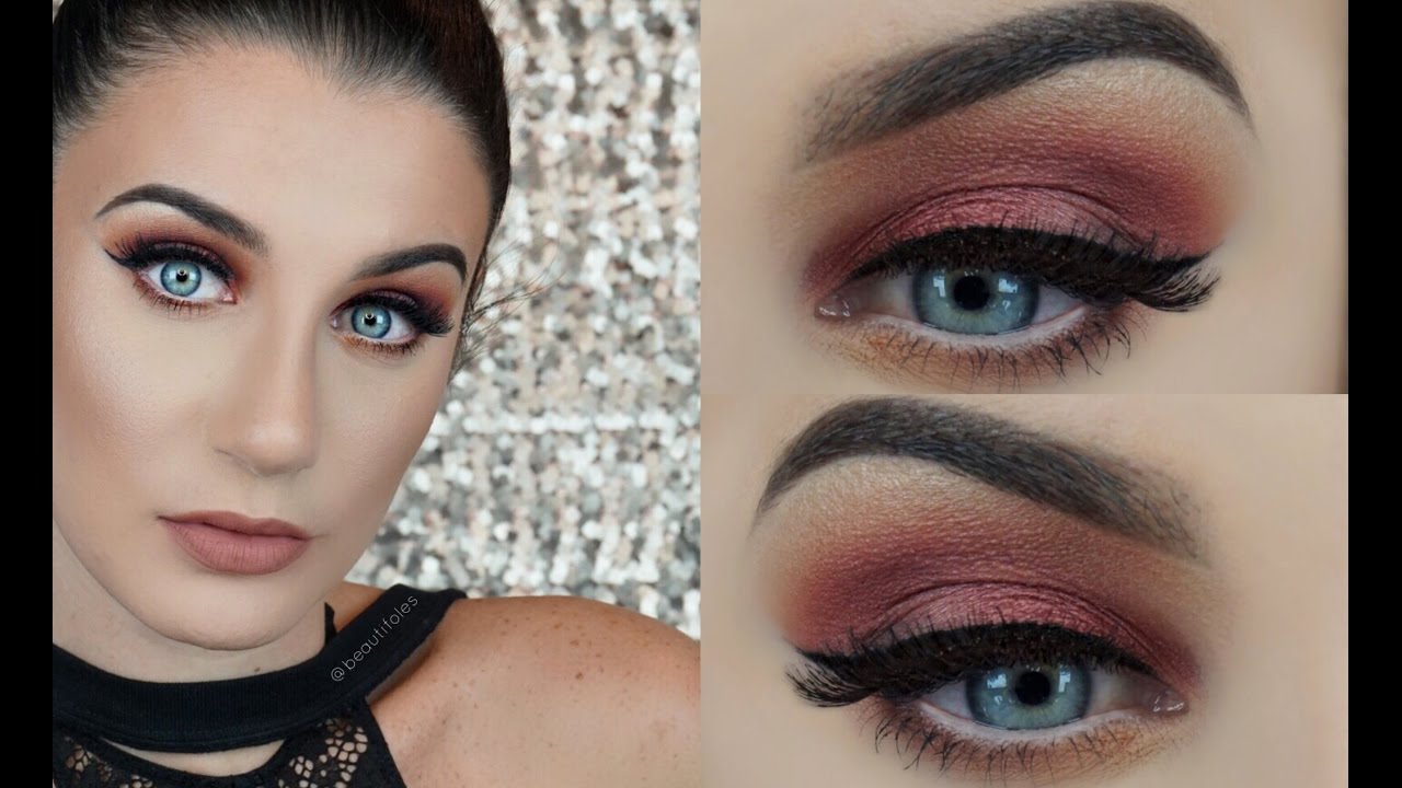 Kylie Cosmetics Burgundy Palette Tutorial Beautifoles Youtube