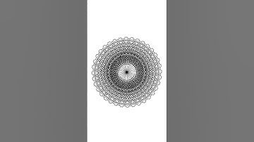 Circular Spiral Animation using Python Turtle  #coding #trending #design #728 #projects #python