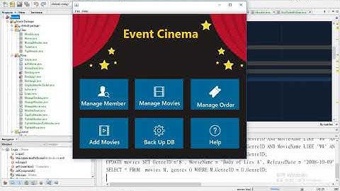[DEMO] Java Program - Cinema Booking System (Admin)