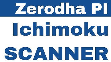 Ichimoku Crossover Scanner on Zerodha Pi