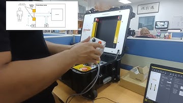 Autonics safety light curtain SFLA Reset hold explained.