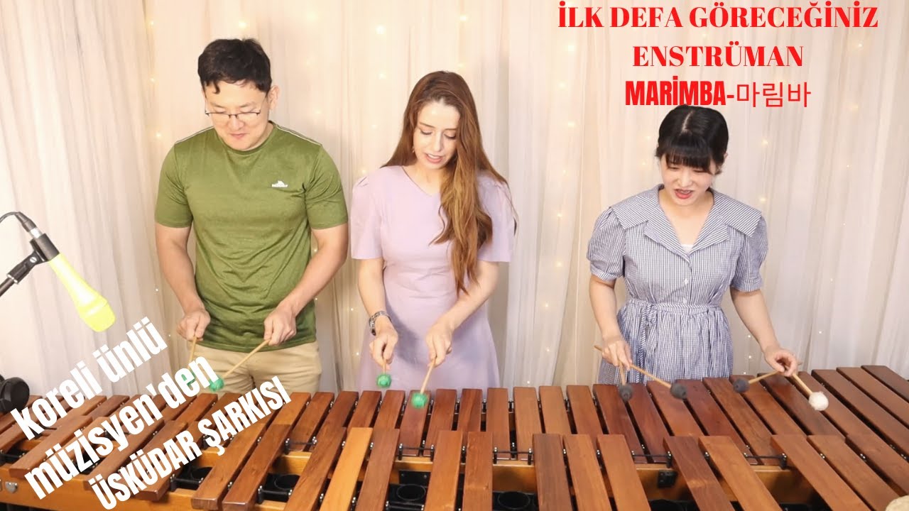 KORELİ MÜZİSYENDEN ÜSKÜDAR ŞARKISI/MARİMBA çalmayı öğrendik/국제커플 (37)