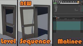 How To Use Level Sequence | New Matinee | Opening A Door (UPDATED) - Unreal Engine 4 Tutorial