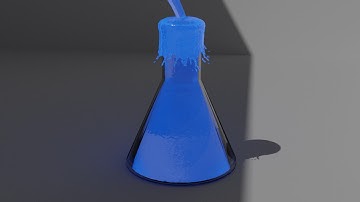 Glow - in an Erlenmeyer flask - CGI