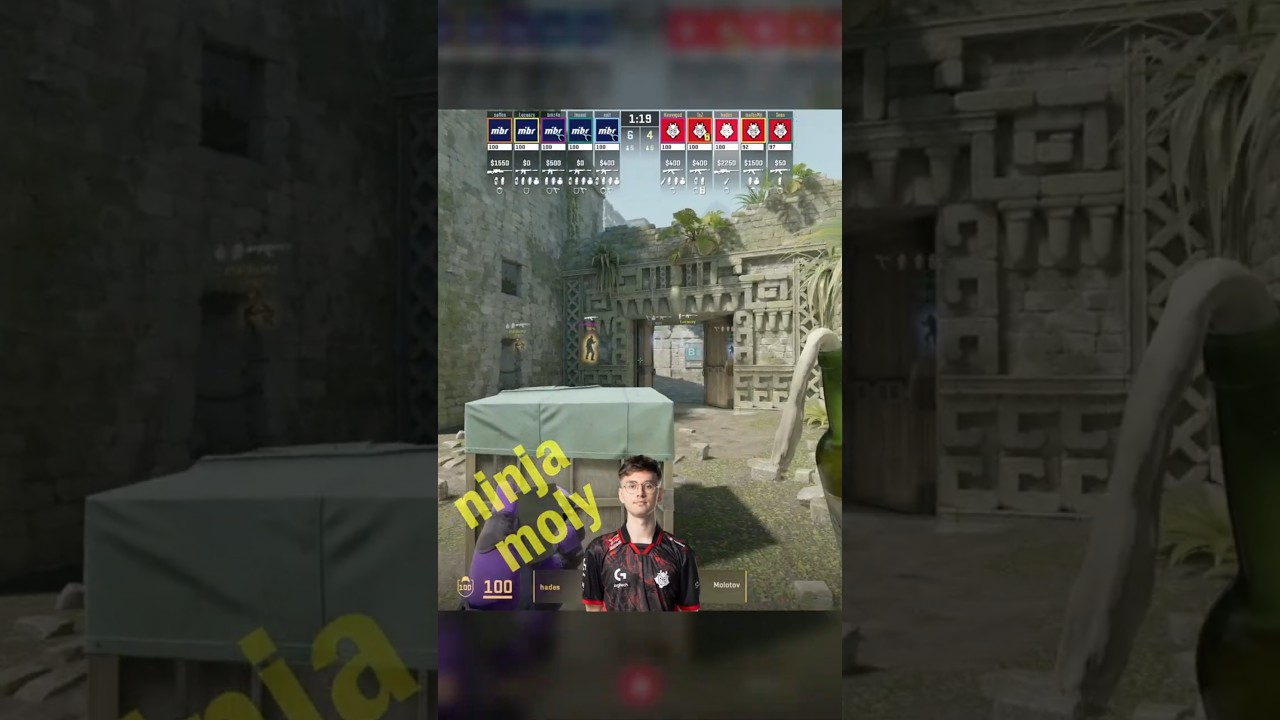 Molotovs on Ancient in G2 vs MIBR at PGL Astana 