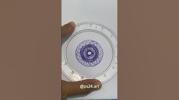 The Spirograph #satisfying #art #ps24 #varial #trending #draw #precisiondesign