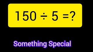 150 Divided by 5 ||150 ÷ 5||How do you divide 150 by 5 step by step||Long Division||150/5
