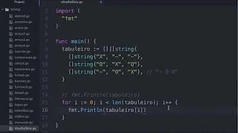 cursos/0010-aprenda-golang: Percorrendo uma Matrix de Pedaços na Linguagem Go (Array de Duas Dimensões)