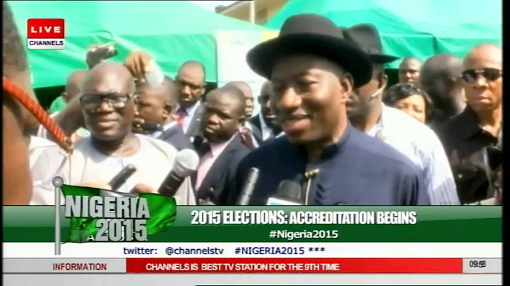 First Couple's Accreditation Stalled As Jonathan Urges Nigerians To Be Patient