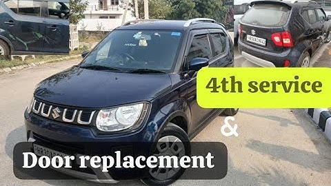 Maruti Ignis Ags 4th Service + Minor Accident Repair | Real Cost & Experience | HarshBhatix