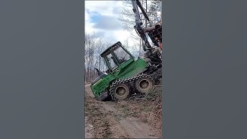 Incredible Forestry Machine| Forwarder in Action #shorts #short #forest #machine